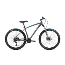 Romet Rower g�rski RAMBLER R7.4 2024 grafitowo-srebrno-turkusowy 18 M