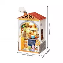 Skadany Drewniany Model LED Kuchnia smakw