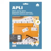 Pbs Connect Etykiety uniwersalne APLI prostoktne 70x37mm 240 szt.