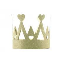 PartyDeco Korona Sweet Love z�oty