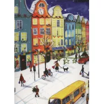 Karnet Bo�e Narodzenie - Ulica 118x163 mm