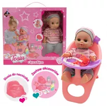 Lalka z krzese�kiem do karmienia Askato