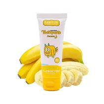 Babyton Naturalna pasta do zbw dla dzieci o smaku bananowym bez fluoru, 6m+ 50 g