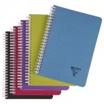 Clairefontaine Koonotatnik A5 PP Intensive mix kratka 90 kartek 5 szt.