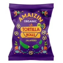 Amaizin Chipsy tortilla kukurydziane o smaku jalapeno 100 g Bio