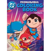 Kolorowanie z naklejkami WB Super Friends