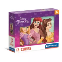 Puzzle Klocki Princess 12el Clementoni