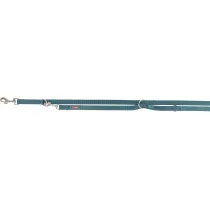 Trixie Premium, Smycz regulowana, dla psa, ta�ma, petrol, M-L: 2.00 m/20 mm 2 m