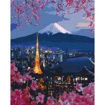 Brushme Malowanie po numerach - Podr� po Japonii 40x50cm