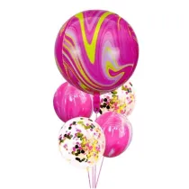 GoParty Balon foliowy R�owy