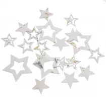 dpCraft Drewniane gwiazdki z�ocone