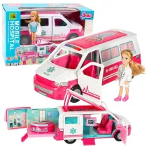 Mobilny Szpital karetka ambulans 2w1 LeanToys