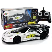 Corvette C6.R 1:24 zdalnie sterowane biae Leantoys