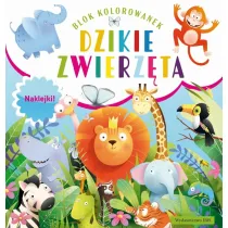 Blok kolorowanek. Dzikie zwierz�ta