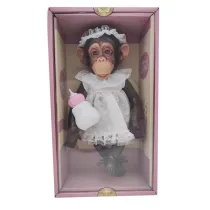 Lalka ma�pka szympans w koszuli nocnej 32cm Askato