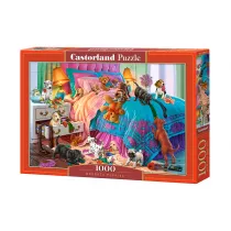 Puzzle 1000 el. Niegrzeczne szczenita Castorland