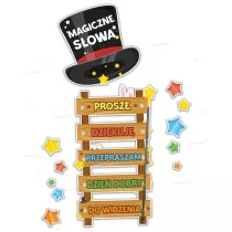 LearnHow Dekoracje szkolne - Magiczne s�owa 12 el.
