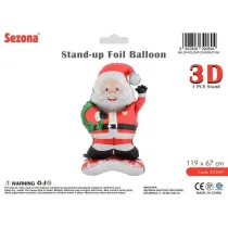 Balon Bo�e Narodzenie �w. Miko�aj 119x67cm