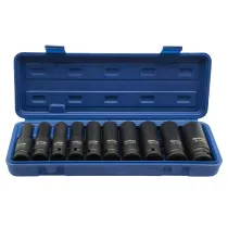 Adler Nasadki udarowe d�ugie 1/2" udarowe 10 szt.