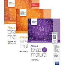 Pakiet Matura 2026: Nowa Teraz matura. Vademecum: J�zyk polski oraz Historia, Nowa Teraz matura. Historia. Zbi�r zada� maturalnych