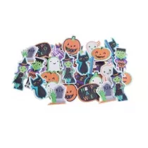 Naklejki z pianki Halloween 36szt