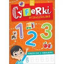 Ksieczka z naklejkami Cyferki przedszkolaka