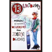 AbCard Kartka okoliczno�ciowa Urodziny 13 U91