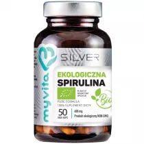 Myvita Silver Spirulina Suplement diety 50 kaps. Bio