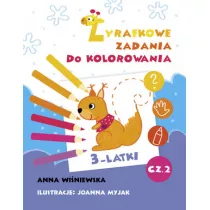 �yrafkowe zadania do kolorowania. 3-latki. Cz�� 2