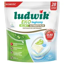 Ludwik EKOlogiczny Ultimate Plus all in one kapsuki do zmywarek 28 szt.