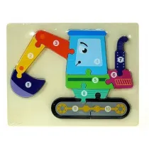 Puzzle drewniane Koparka Adar