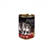 Piper Junior Karma mokra dla szczenit z sercami woowymi i marchewk 400 g