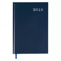 Easy Stationery Kalendarz ksikowy 2025 A5 niebieski EASY