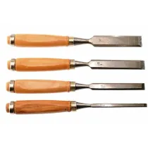 Drel/Condor Drel d�uta do drewna p�askie kpl. 6/12/18/24mm 4 szt.