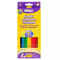 Strigo Kredki owkowe trjktne 12 szt.