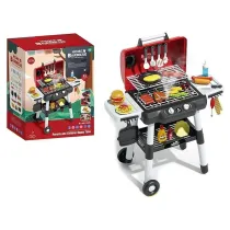 Grill z wyposa�eniem na baterie 43x33x19cm