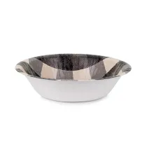 PartyDeco Miseczki papierowe w krat� 17x4.5cm