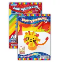 Schemat Blok rysunkowy A4 kolorowy 80g 20 kartek 10 szt.