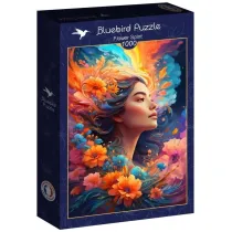Puzzle 1000 Pikno z kwiatami we wosach Alipson