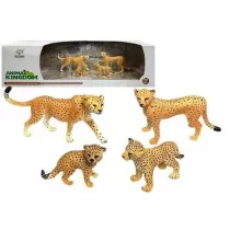 Gepard figurki edukacyjne dzikie zwierzta 4szt