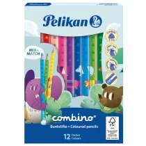 Pelikan Kredki trjktne grube Combino 12 szt.