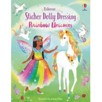 Sticker Dolly Dressing. Rainbow Unicorns wer. angielska