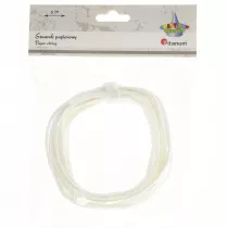 Titanum Sznurek papierowy biay 5m