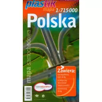 Mapa samochodowa Polska 1:715 000