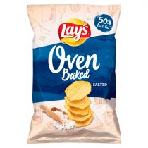 Lays Oven Baked Pieczone formowane chipsy ziemniaczane solone 125 g