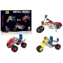 Zestaw konstruktor metal 3w1