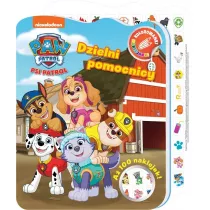 Psi Patrol Kolorowanki naklejanki 4 Dzielni pomocnicy