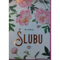 Art Nuvo Karnet B6 �lub z�ocony piwonie S 147