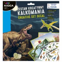 Kidea Zestaw kreatywny Kalkomania Dinozaury