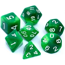 Komplet koci RPG. Dwukolorowe zielono-te Rebel